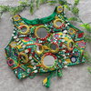 Navratari Special Real Mirror With Real Kaudi Blouse Wholesale Price In Surat